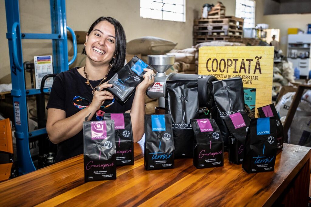 Marca coletiva utilizada por cooperativa de produtores.